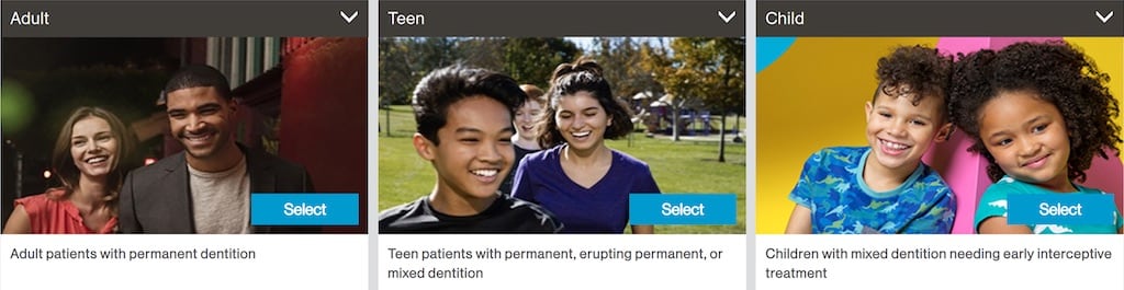 隱適美隱形牙套產品線分類-成人Adult-青少年Teen-兒童Child-台中隱適美推薦