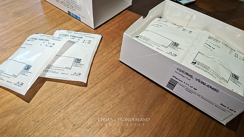 隱適美隱形牙套日記-invisalign-戴蒙矯正器-牙齒矯正心得比較-隱適美優點為一回診彈性可以帶多副牙套