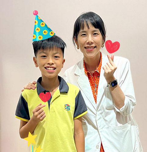 Dr.珊與兒童青少年隱適美患者