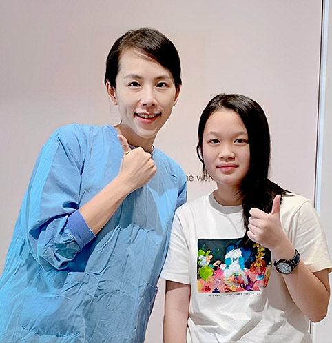 Dr.珊與兒童青少年隱適美患者